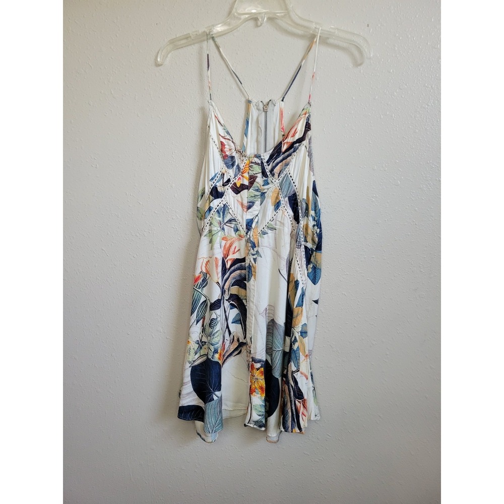 Rumor Boutique Women's Dress Floral Boho Botanical Vented Sz M‎